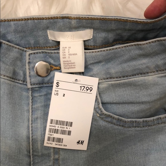 High rise denim shorts - Picture 3 of 5